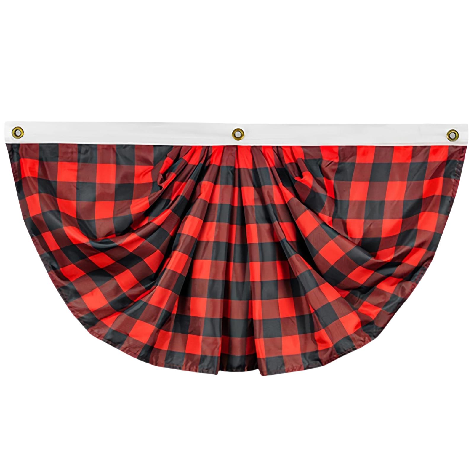 Рождественский плиссированный веерный флаг износостойкий полосатый полукруглый флаг Декор для фестиваля Складчатый веерный флаг для Дня благодарения Урожая