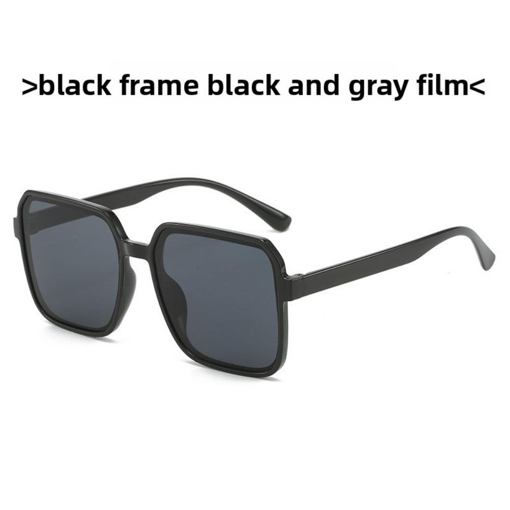 New fashion sunglasses women's square sunglasses plain and versatile ins simple classic sunglasses