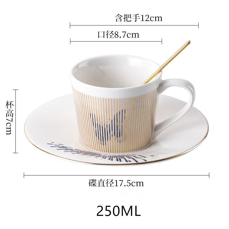 Creative Dynamic Reflection Cup Ceramic Mug Tea Coffee Cup with Saucer Spoon Stranger Things Creative Gifts for Friends Parents