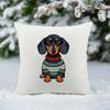 Cute Dachshund Pillow - Whimsical Home Decor, Adds Charm, Playfulness, and a Touch of Pet Lover's Joy To Your Living Space