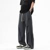 Overalls boys spring and autumn new straight loose mopping trousers high street casual versatile wide-leg trousers men