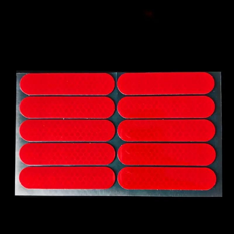 Helm Reflektierende Aufkleber Reflektierende Sicherheitsautoaufkleber Warnung Motorrad- und Fahrradreflektierende Folien Reflektierende Streifen