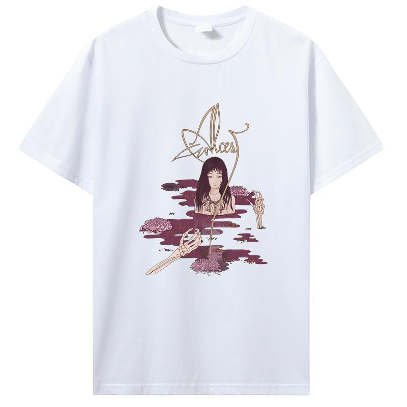 Kodama T Shirt Alcest Album T-Shirt French Post-metal Band Men Summer Tshirt EU Size Unisex Cotton Tees Harajuku