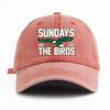 Pc THE BIRDS Print Washed Baseball Cap for AdultsMinimalist Retro Style Casual Soft Adjustable Dad HatPerfect As Gift