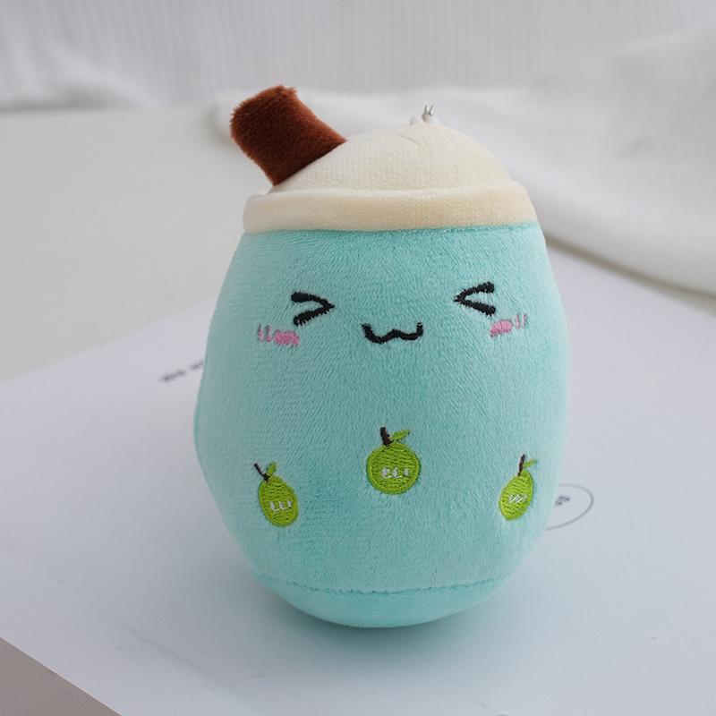 1Pc Bubble Tea Cup Plush Toys Kawaii Fruit Milk Tea Design Kids Stuffed Doll