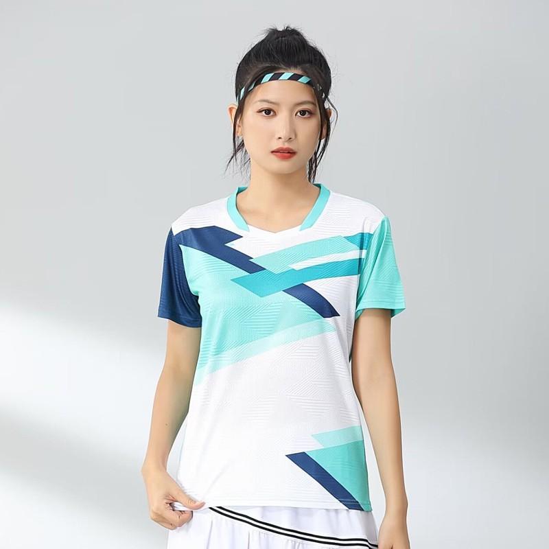 Quick-Dry Badminton Shirt Men Women Kids Sport T-Shirt Training Competition Uniform