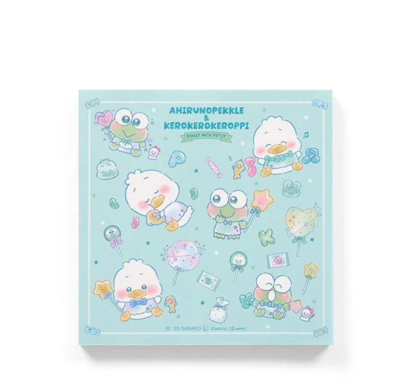 

Sanrio Kerokerokeroppi & Ahiru no Pekkle DOLLY MIX PETIT Блокнот для заметок A Япония НОВЫЙ