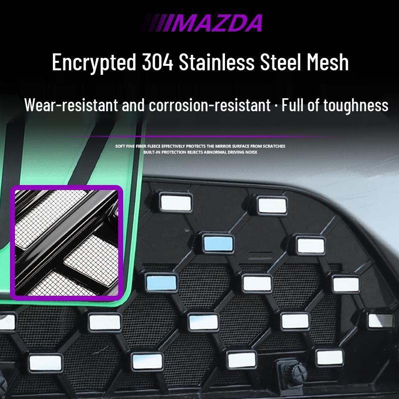 Mazda EZ60 Front Insect Net with Removable Stainless Steel Buckle - Mosquito and Insect Protection, Original Car Starry Sky Design