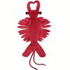 54.99cm Jucărie de pluș realistă Anomalocaris, creveți roșii vibrante, realistă, cu detalii complexe, Cadouri de Crăciun, Aniversare