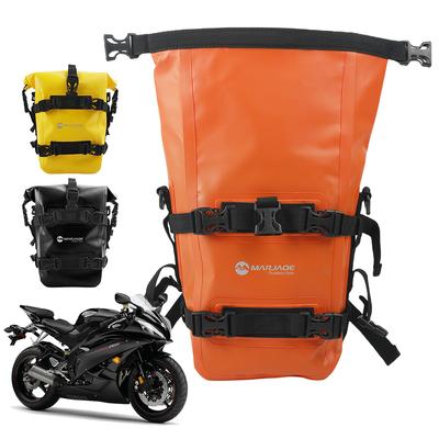 Motorcycle Tail Bag Waterproof 8L Motorbike Rear Rack Trunk Storage Bag Frame Crash Bars Bag Professional Motorcycle Accessories
