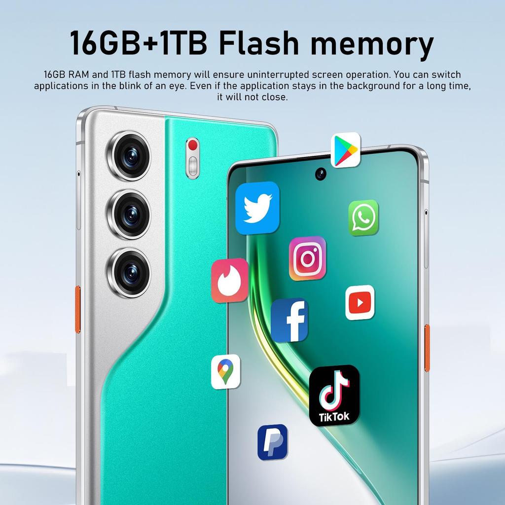Camon 40 Pro: 7.3" Incell Display, Android Smartphone, 16GB+1TB.