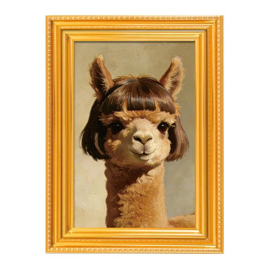 Wooden Photo Frame Refrigerator Magnet Animal Frame Fridge Magnet Home Office Whiteboard Decorative Accessories Humorous O