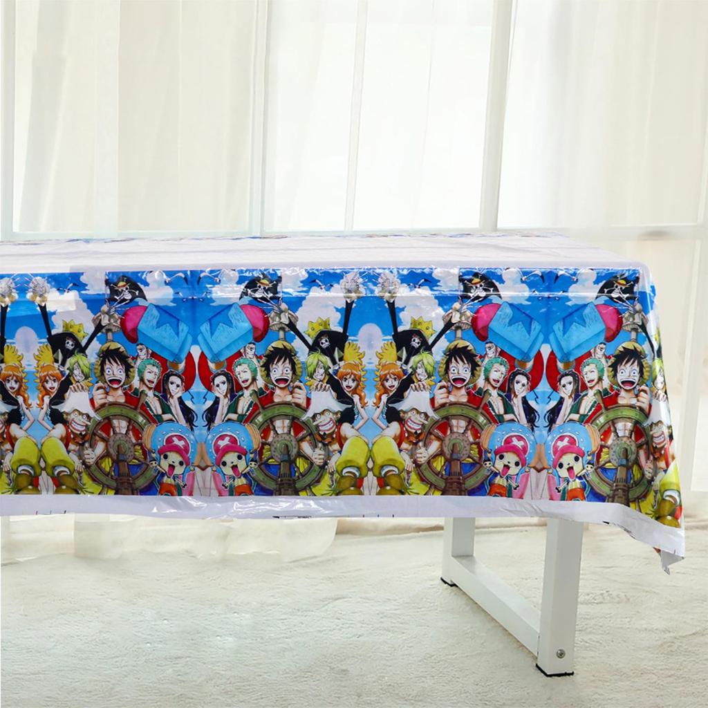 One Piece Birthday Party Supplies: Disposable Tableware Set & Decorations