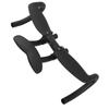 Carbon Fiber Road Bicycle Handlebar with TT Rest Bar 31.8mm Bicycle Handlebar for Outdoor Cycling Riding 400mm