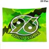 Hannover 96 Custom Name Wall Tapestry Aesthetic Wall Hanging Printed Fabric Blanket Decorative Tapestries for Bedroom Living Room Home Decor