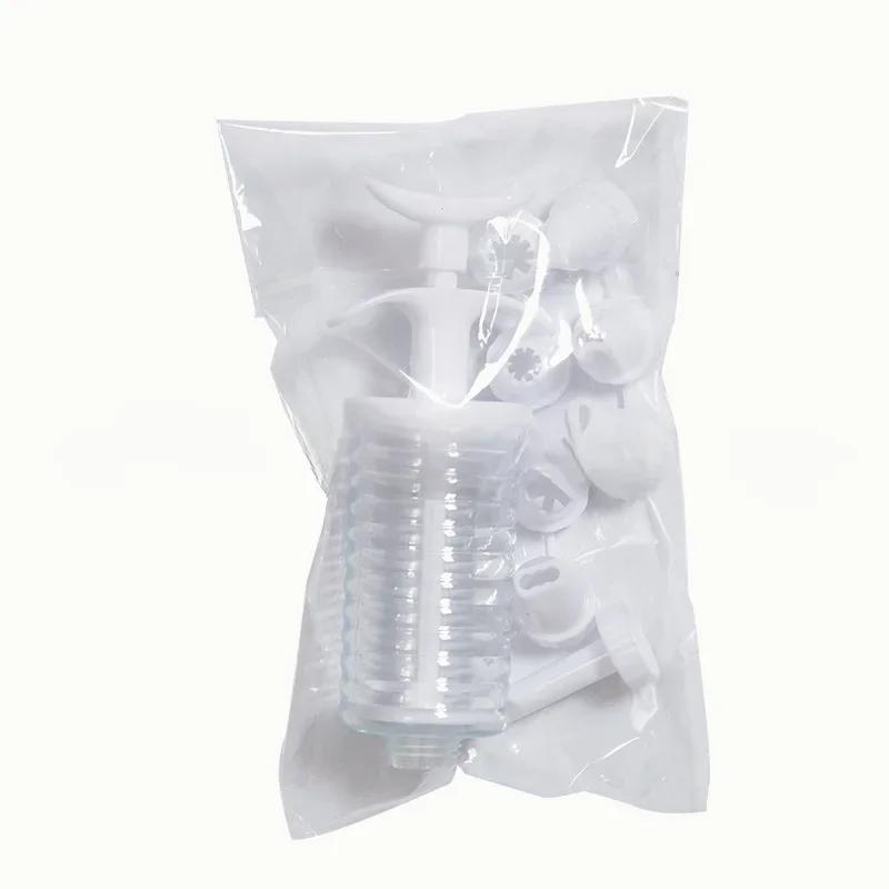 New 8 Pipe Nozzles with Syringe Plastic Cream Baking Nozzle Dispenser Icing Pastry Cream Tips Pastry Tube Decoration Tool