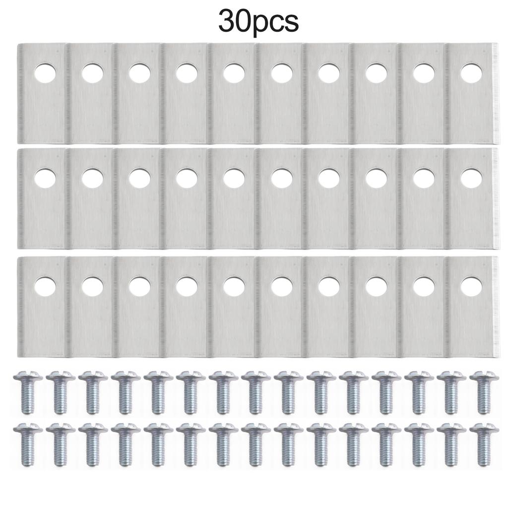 Lawn Mower Parts Garden Power Tools Replacement Blades 18/30pcs Rustproof Silver/gold For Worx Robotic Lawnmowers