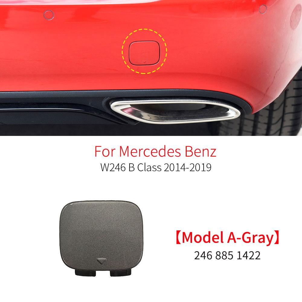 Car Rear Bumper Tow Hook Cover Cap Replacement Accessory Black White For Mercedes Benz B Class W246 B180 B200 B220 2014-