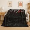 Kpop Stray Kids Music Star Flannel Blanket Soft Warm Throw Blanket for Bedroom Living Room Bed Travel Camping Picnic Gift