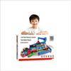 Children'S Racing Deformation Ejection Train Rail Car Parking Toy Magnetic Suction Small Train Double Track Ejection Car Toy