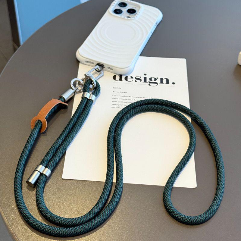 Cordão de Celular Transversal Ajustável com Clipe de Metal Durável e Alça Retrátil para Câmera Outdoor