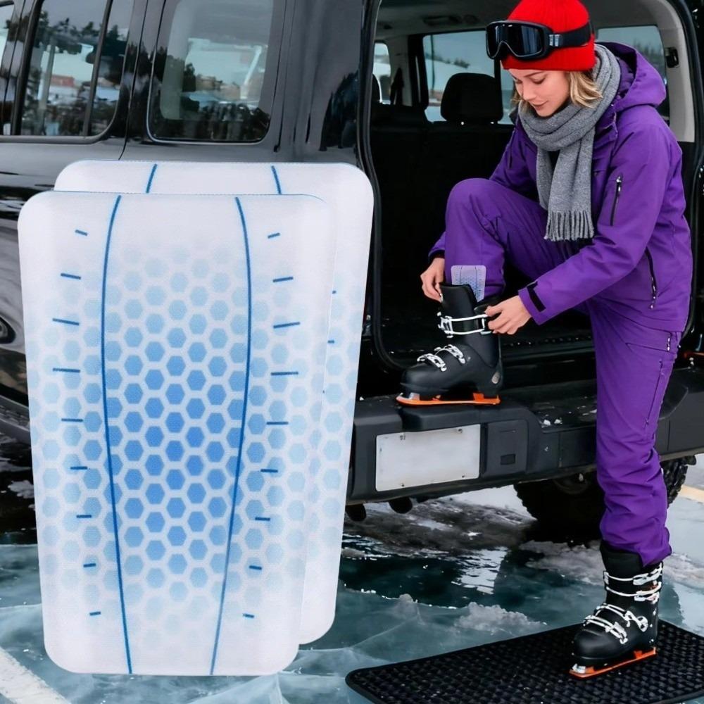 Weiche Ski-Schienbeinschoner Selbstklebend Tibia-Schutzpolster Abriebfeste Ski-Schienbeinschoner Wintersport