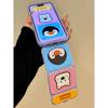 Cute Cartoon Flip Magnetic Suction West Highland Folding Bracket IPhone 16/15 Mobile Phone Case Suitable for Apple 14/13