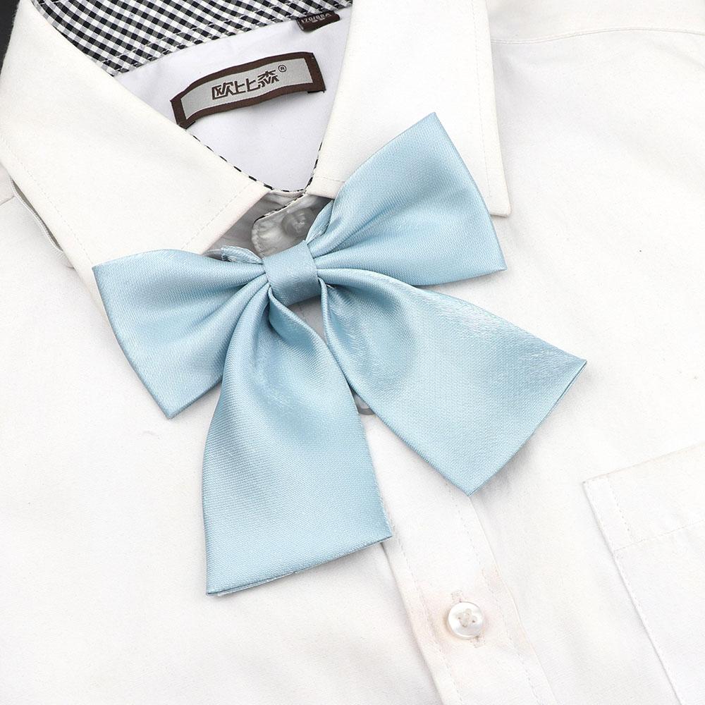 Perfect Match Colorful Women‘S Shirts Bowtie Ladies Girl School Wedding Party Bowknot Pink Bule Black Classic Butterfly Knot Suits Accessories