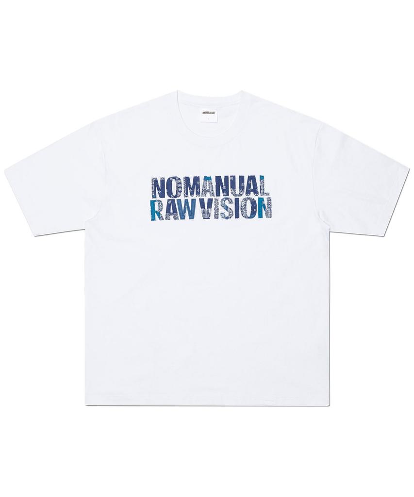 Nomaenyueol Paisley Applique T-Shirt - White