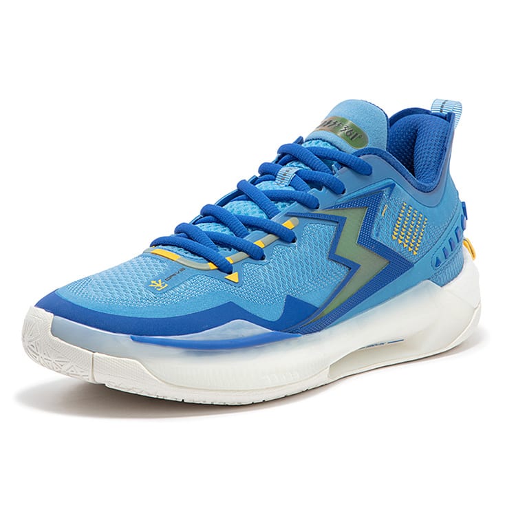 361 BIG3 5.0 Quick PRO Basketball Shoes Men's Low Top University Blue/Numbers Blue 672421111-5