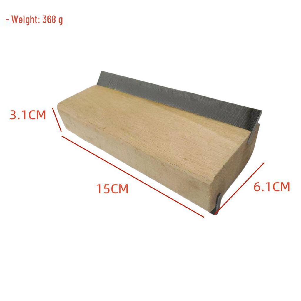 Dual-Angle Guitar Fret Beveling File - 2-in-1 Beech Wood Tool with 35° & 90° Angles