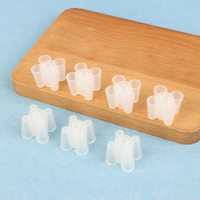 4/8/12 Pezzi Adattatore Filo Macchina da Cucire Porta Bobina in Plastica Supporto per Bobine da Ricamo Accessori per Cucito