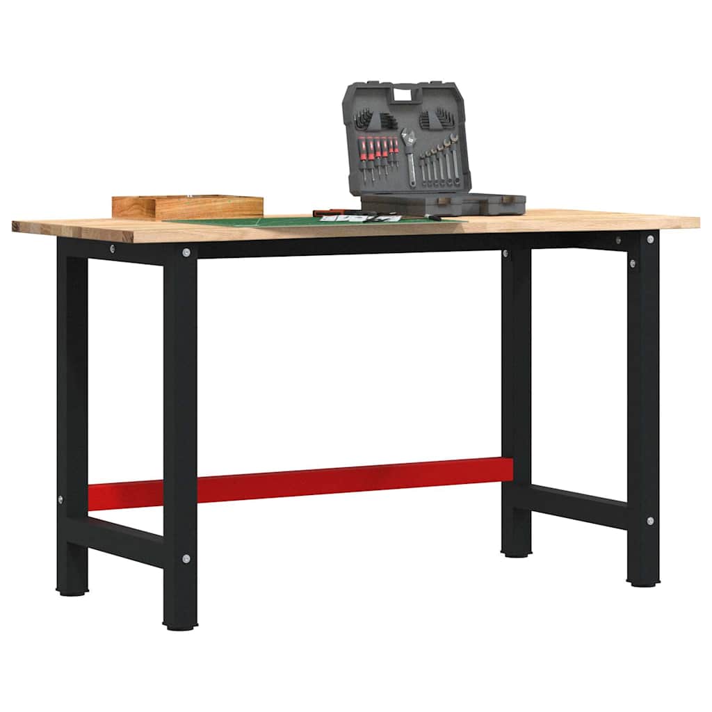Workbench 140x60x81.5 cm Solid Oak