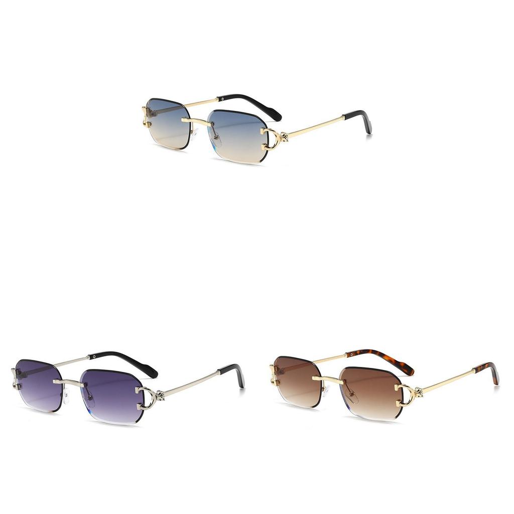 Square Unframed Sunglasses Men Summer 2026 With Uv400 Protection For Outdoor Sport And Fashion