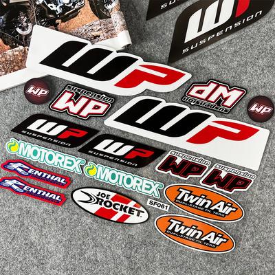 מדבקות מזלג WP KTM אביזרי אופנוע מתלים מדבקות עמידות למים קישוט מחזיר אור שוק מוטוקרוס