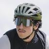 Sports Sunglasses UV400 Mirror Lens Pace Stage Black Matte [Uvex] Anti-fog Cycling/Running/Outdoor (Silver)