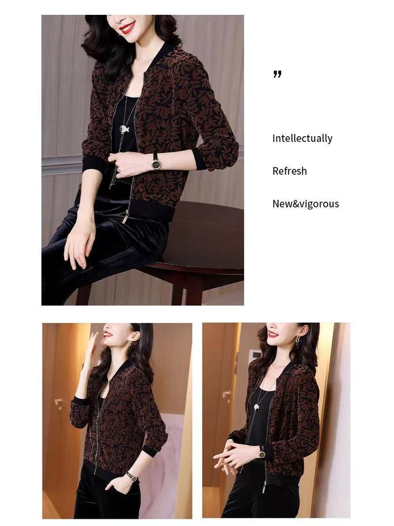 Women's Plus Size Chiffon UV Protection Baseball Jacket - Versatile Long-Sleeve for Spring/Summer