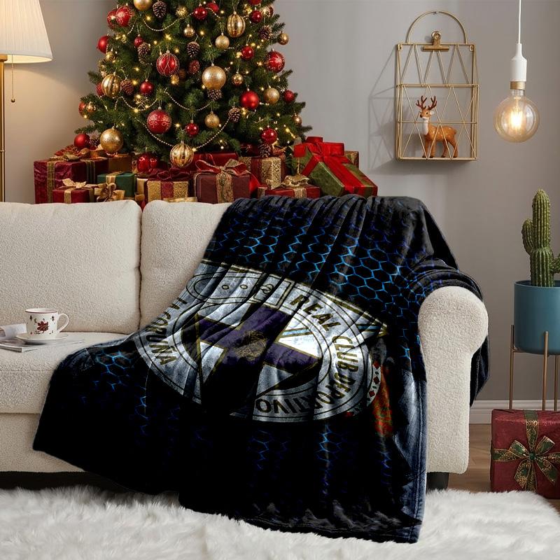 Deportivo Football Blanket Lightweight Ideal Bedding Blanket Perfect for Travel, Camping, Living Rooms, Offices, Sofas, Fan Christmas gift