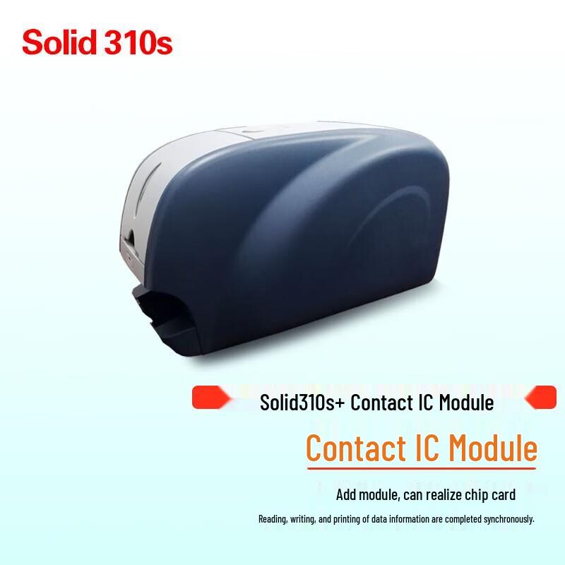 

FagooIDP Solid 310S Card Printer with Contact Reader Module CN plug (adapter included)