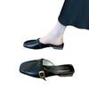 Flat-bottomed Bag Head Half Slippers Women's Summer Wear New One-pedal Lazy Shoes Women's Cool Slippers