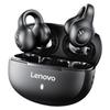 Lenovo Bluetooth Earphones, Clip-On Open-Ear Design, Bluetooth 5.4 Wireless Sports Music Gaming Headphones, EA420 Black