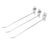 50PCS Slot Board Hook 20cm 3.3mm Aluminum Alloy Slat Wall Hanging Hook for Home Shopping Mall