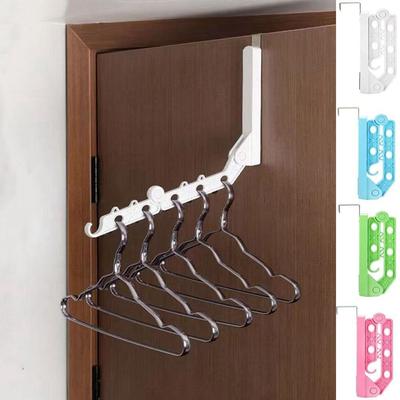 5 Holes Clothes Hanger Rack ABS Closet Organizer Durable Drying Clothes Rack