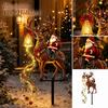 Lighted Christmas Yard Decoration for Outdoor Garden - Holiday Ornament with Lights