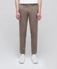 Lightweight Skinny Hidden Elastic Waist Crop Slacks [Dusty Beige]