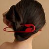 Damen Haarspange Polierte Oberfläche Großes Stift Design Haarspange Atemberaubendes Frisuren Accessoire Tägliches Tragen Party Treffen Ausflug Haar