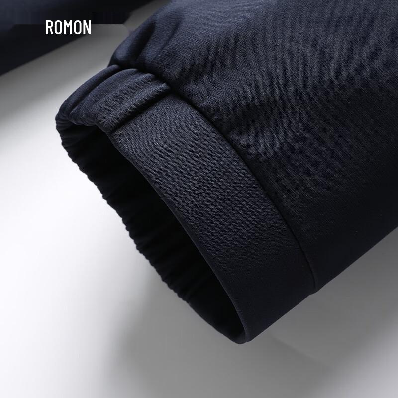 Rommon Men's Hooded Business Casual Jacket
