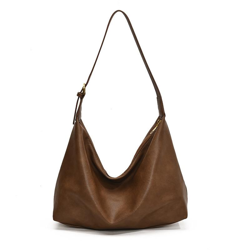 Large-capacity bag women's autumn and winter versatile new simple and fashionable shoulder messenger bag commuter dumpling bag