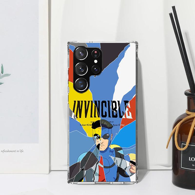 

Cool I-Invincible Phone Case For Samsung Galaxy S26 S25 Edge S24 FE S23 S22 Ultra S21 Plus S20 + Art Fundas Back Cover Galaxy S2 Samsung S26 Ultra