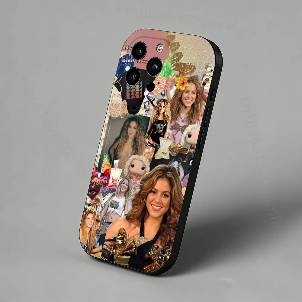 

S-Shakira Fashion Mobile Phone Case For iPhone 17,16,15,14,13,12,11 Pro,Max,Plus,X,XS,XR,SE,Mini Transparent Silicone Soft iPhone15pro